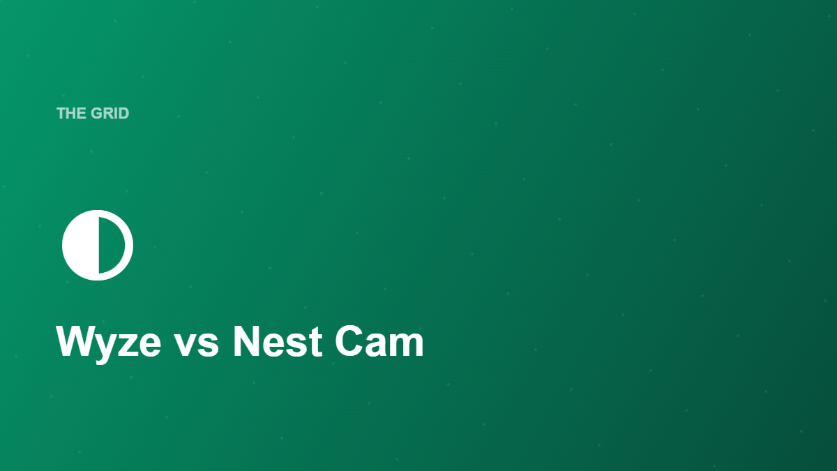 Wyze vs Nest Cam